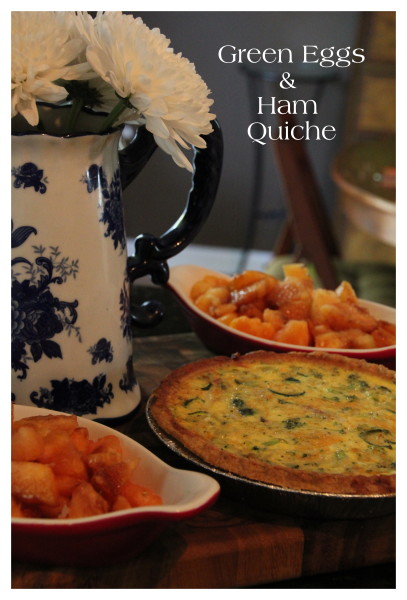 Green Eggs and Ham Quiche