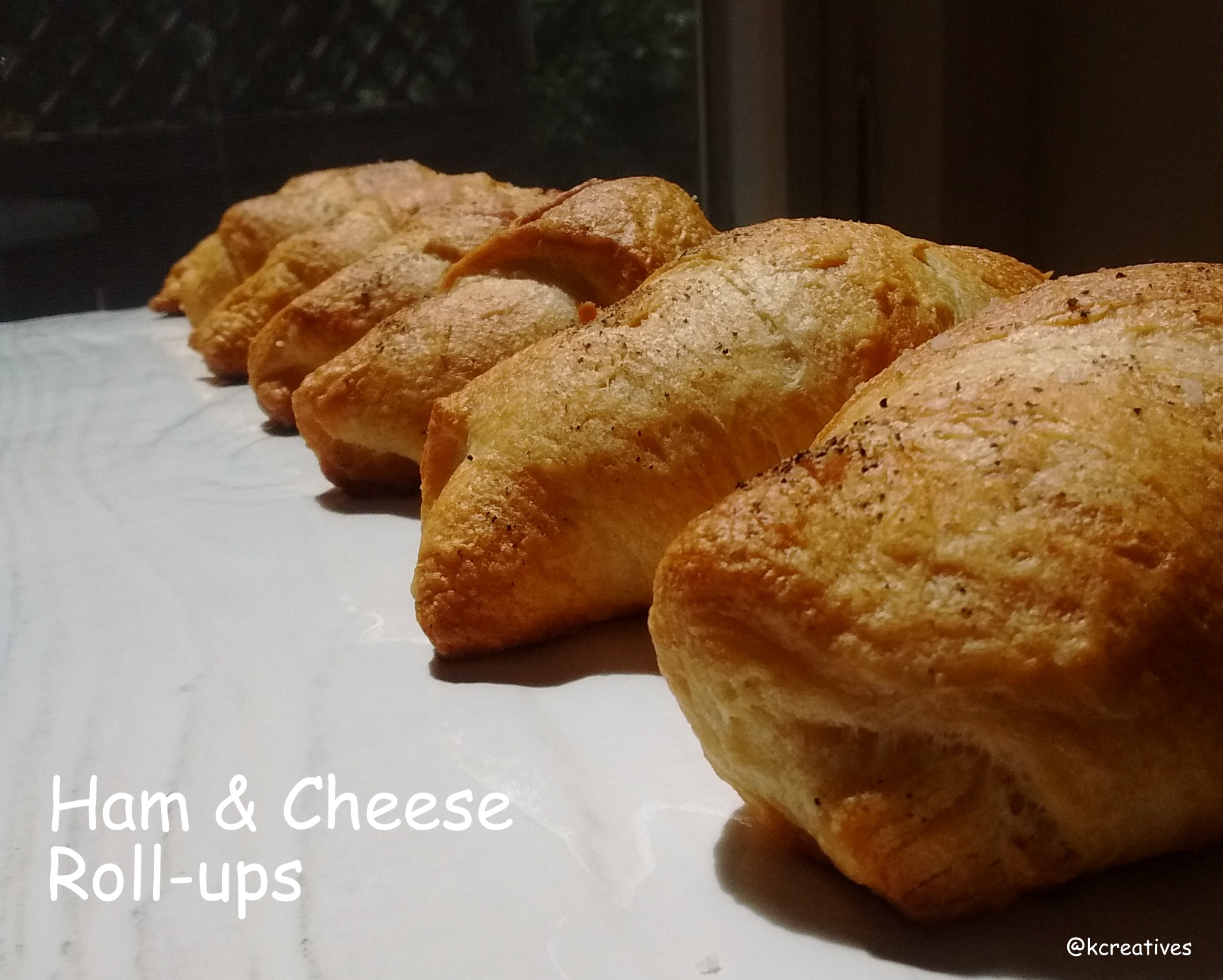 KidFriendly Ham & Cheese Rolls kcreatives